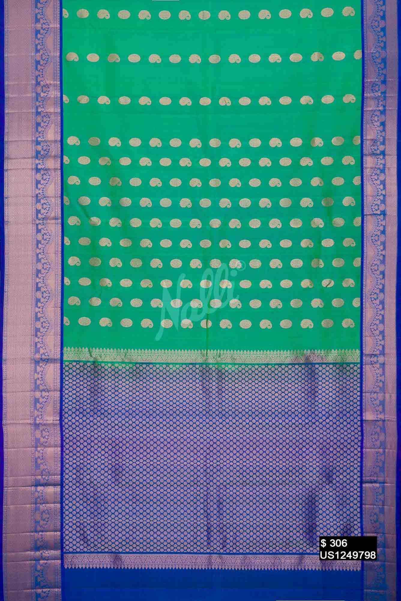 Green Kanchipuram Silk Saree