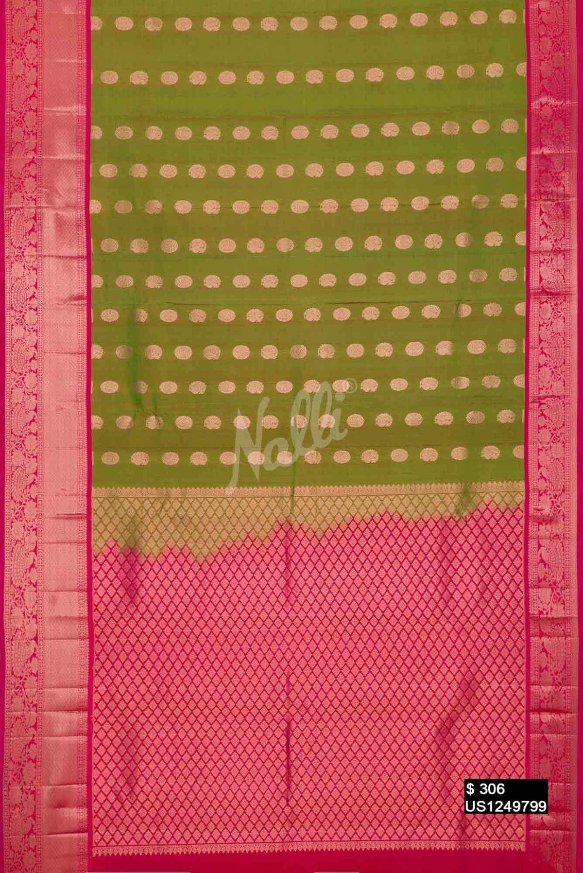 Green Kanchipuram Silk Saree