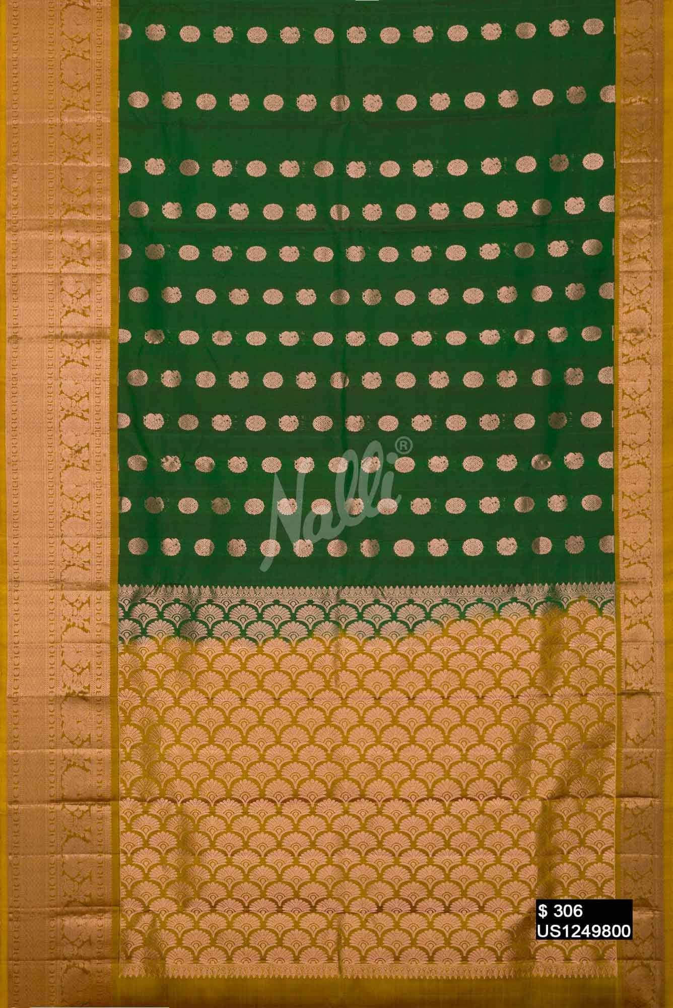 Green Kanchipuram Silk Saree