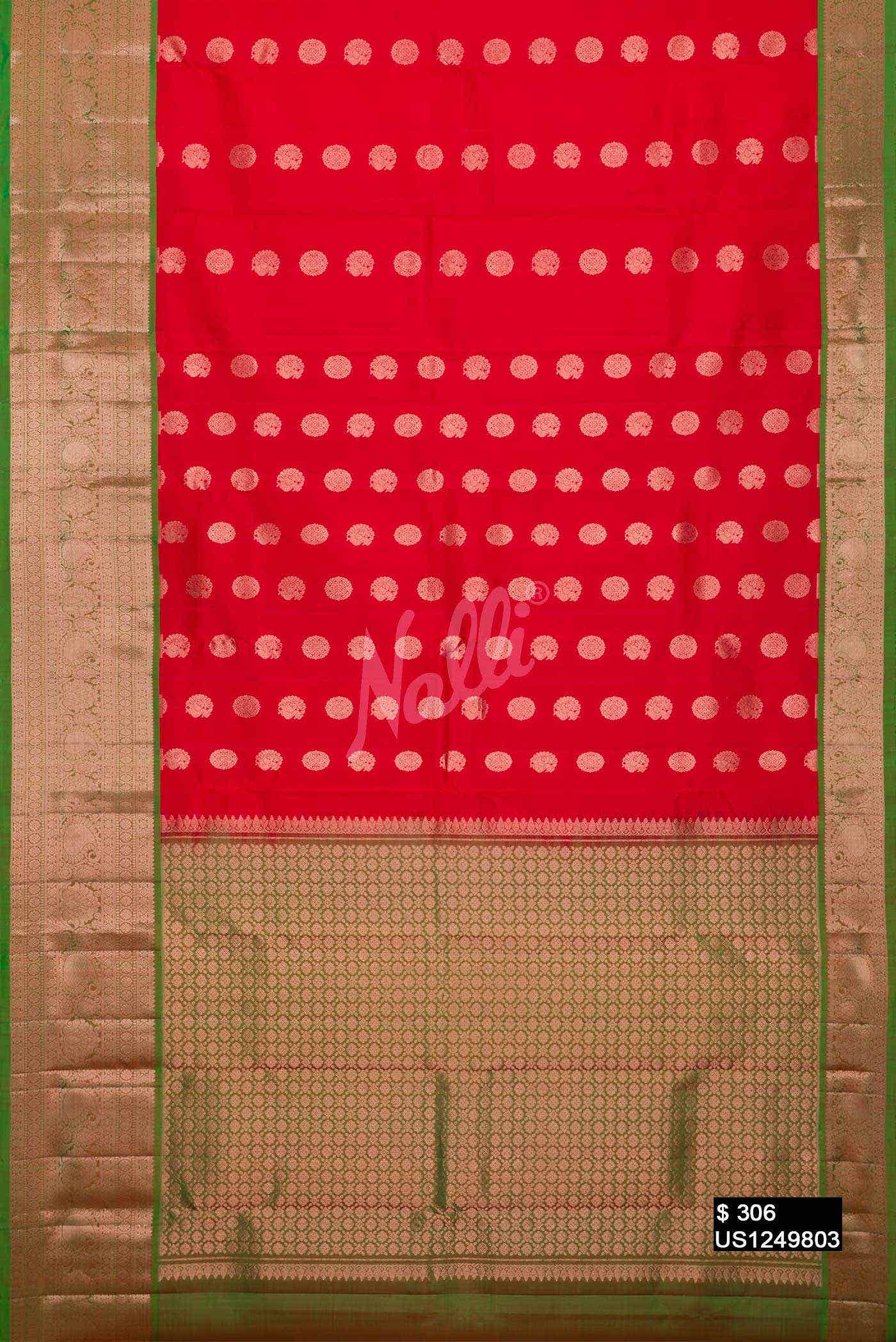 Red Kanchipuram Silk Saree