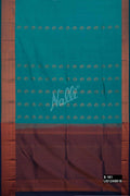 Peacock Blue Kanchipuram Silk Saree