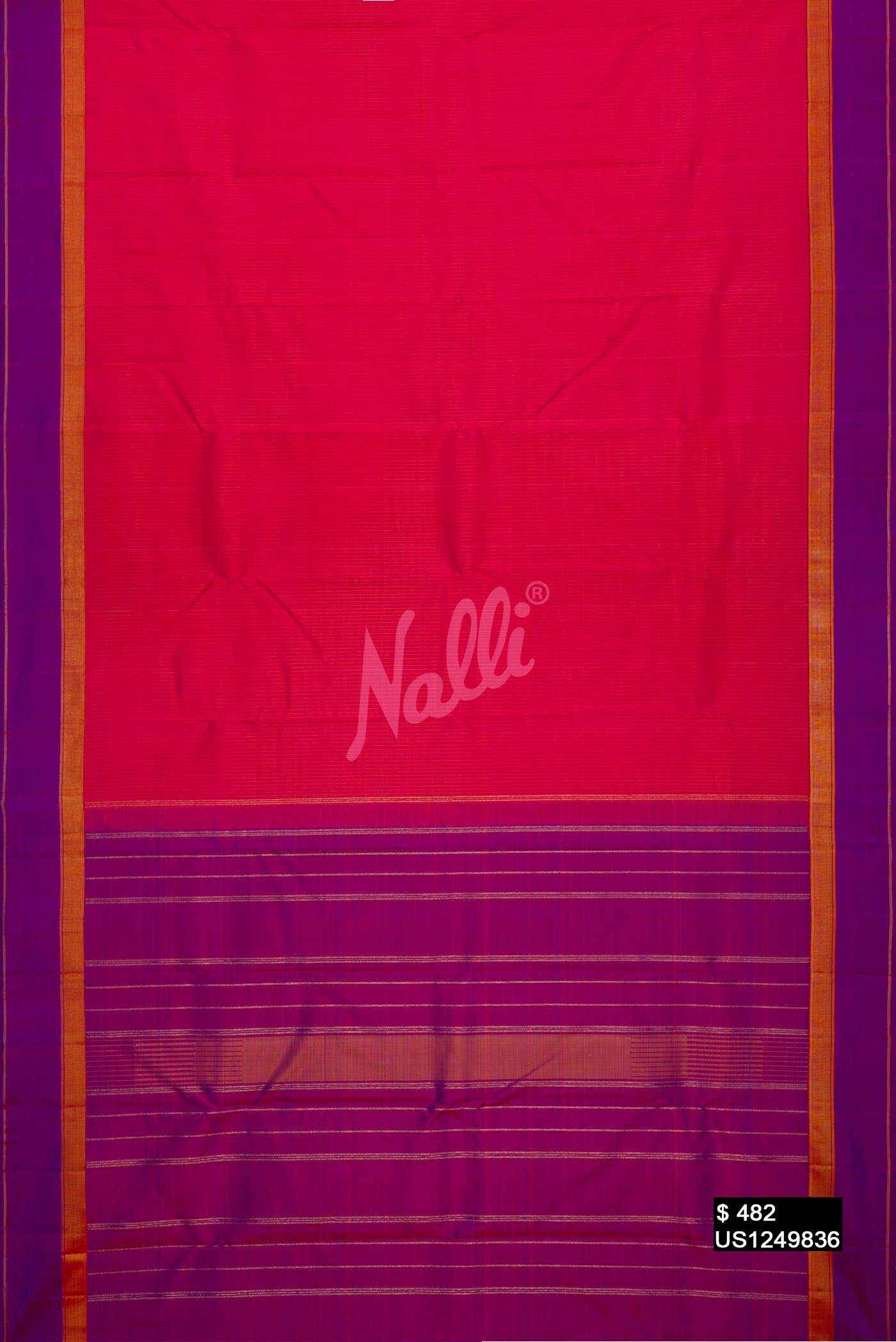 Pink Kanchipuram Silk Saree