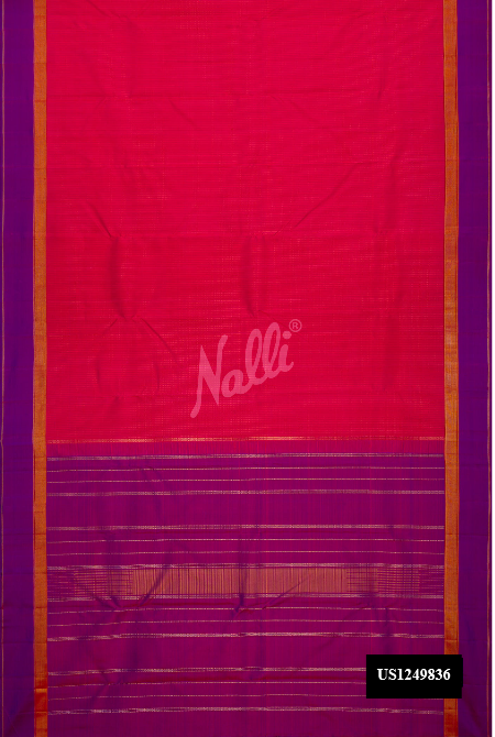 Pink Kanchipuram Silk Saree