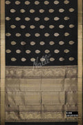 Black Kanchipuram Silk Saree