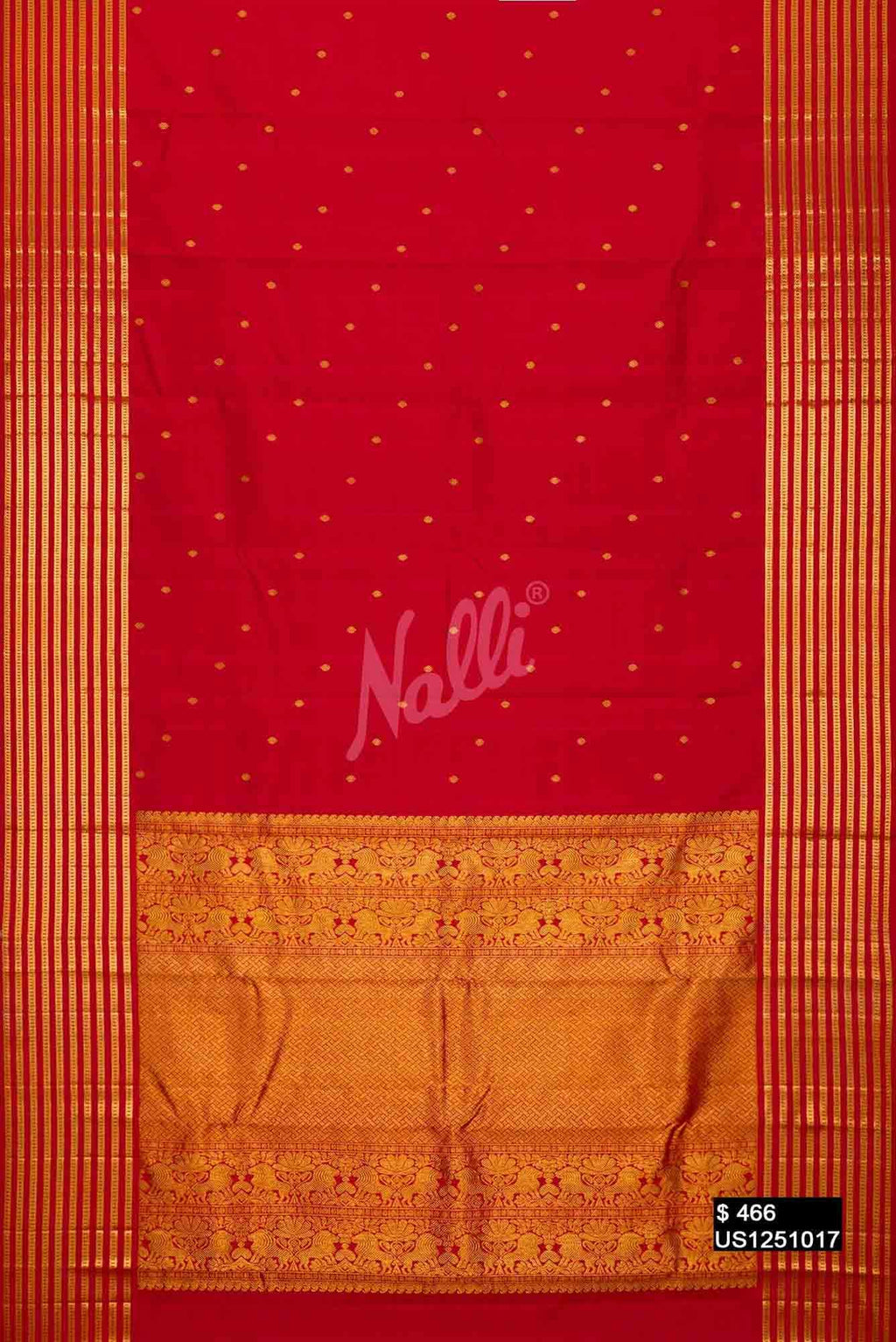 Red Kanchipuram Silk Saree