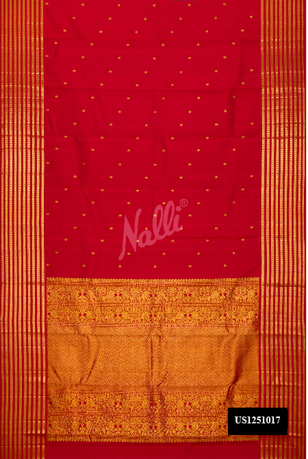 Red Kanchipuram Silk Saree