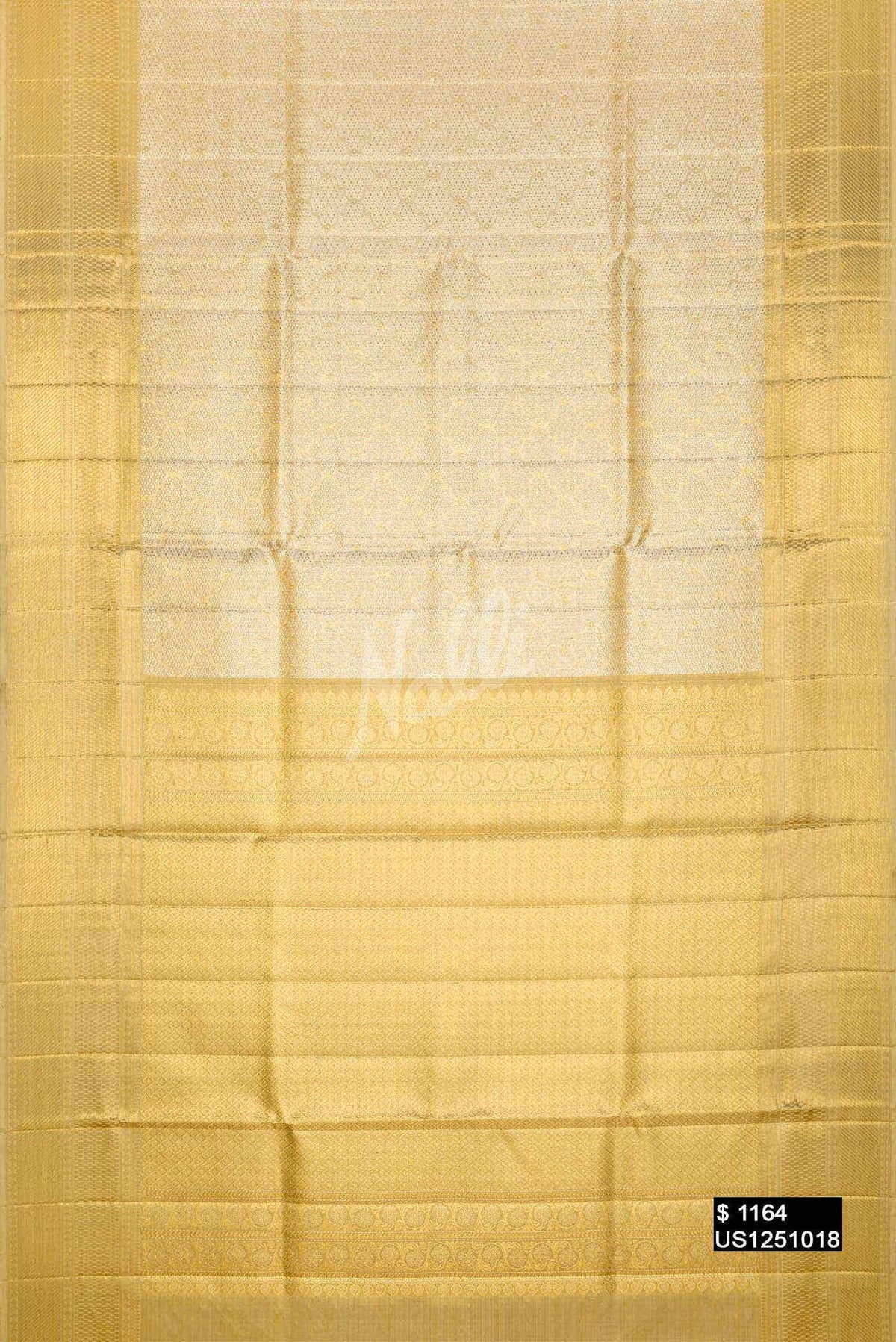 Gold Kanchipuram Tissue Silk Saree