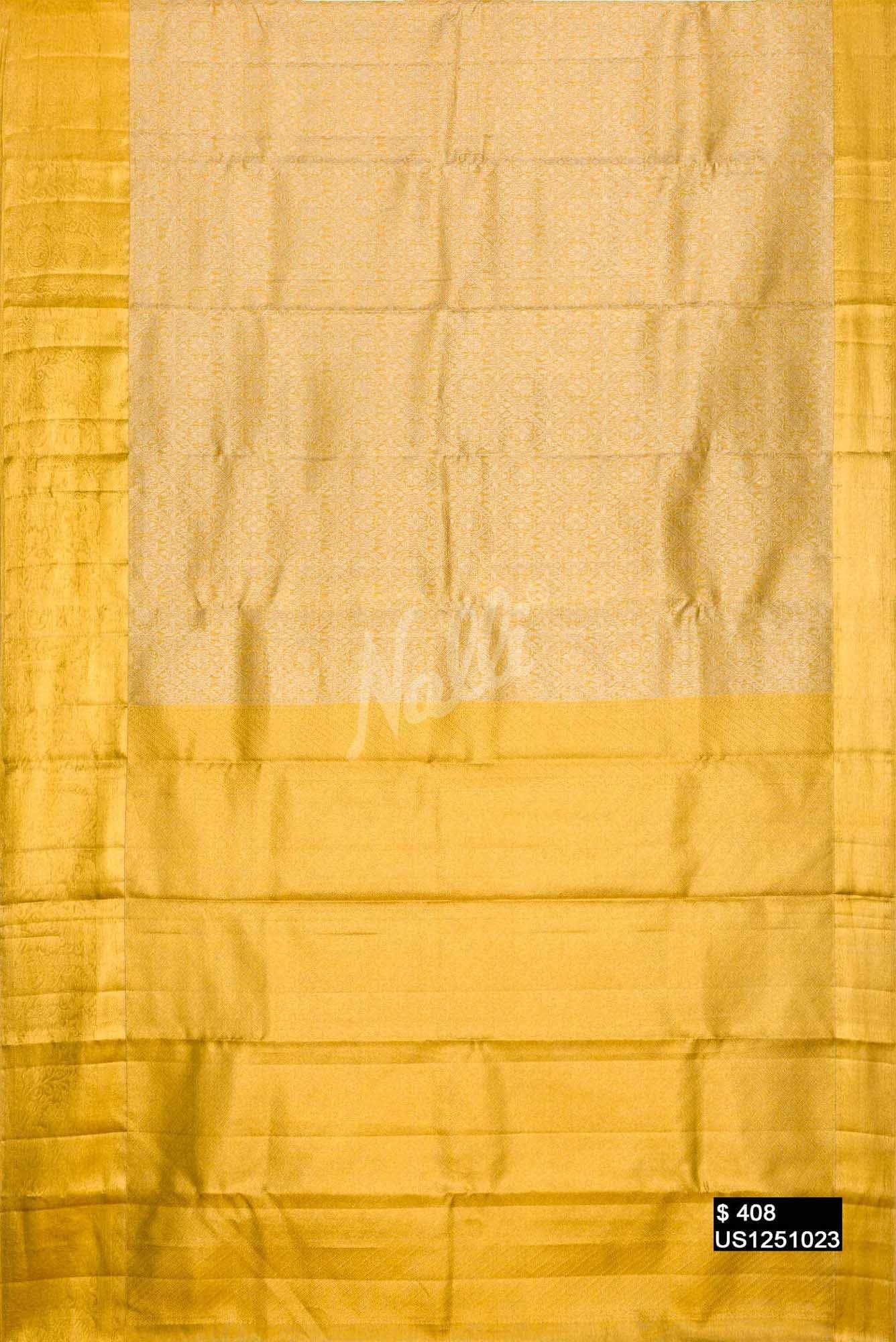 Gold Kanchipuram Tissue Silk Saree