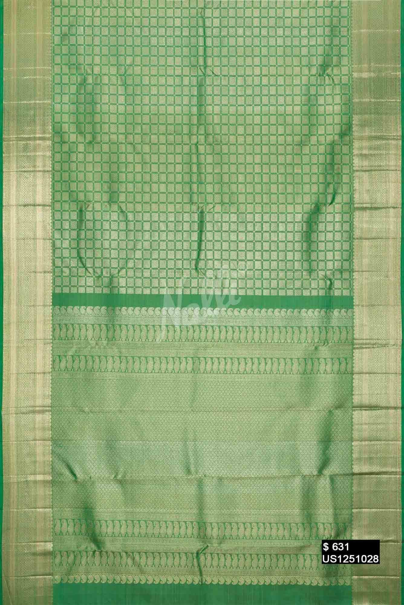 Green Kanchipuram Silk Saree