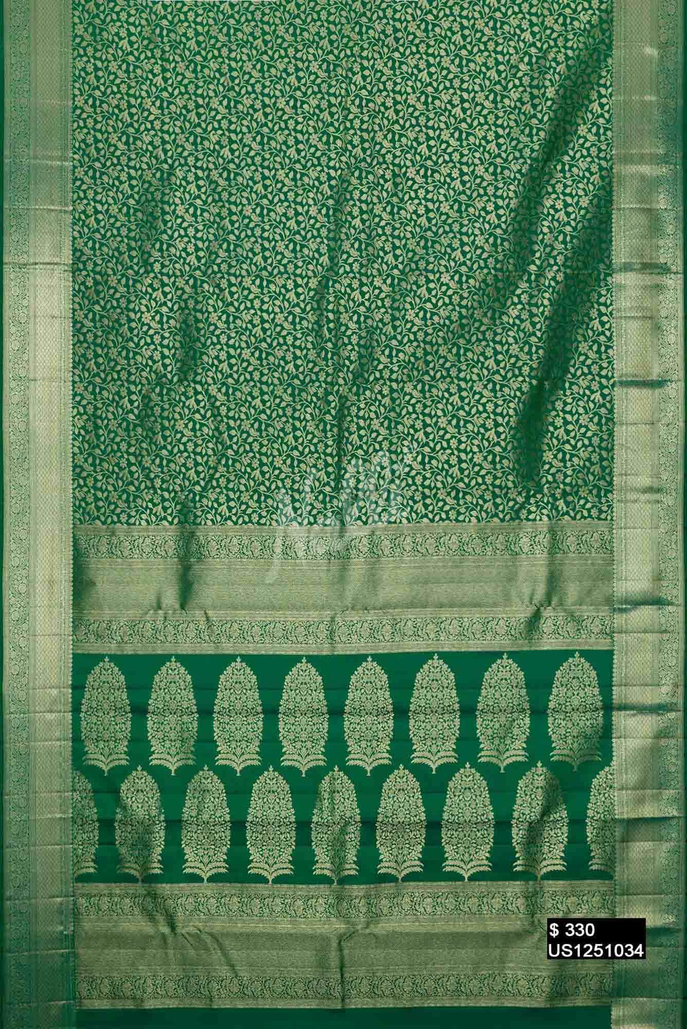 Green Kanchipuram Silk Saree
