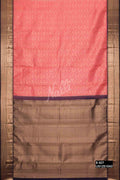 Peach Kanchipuram Silk Saree