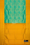 Sea Green Kanchipuram Silk Saree