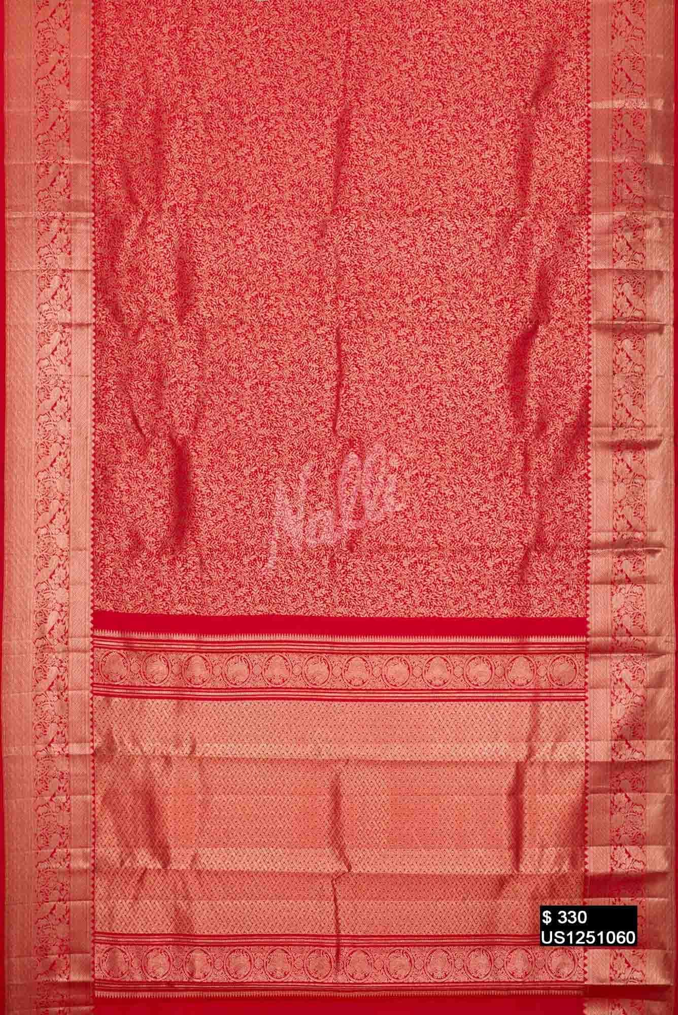 Red Kanchipuram Silk Saree