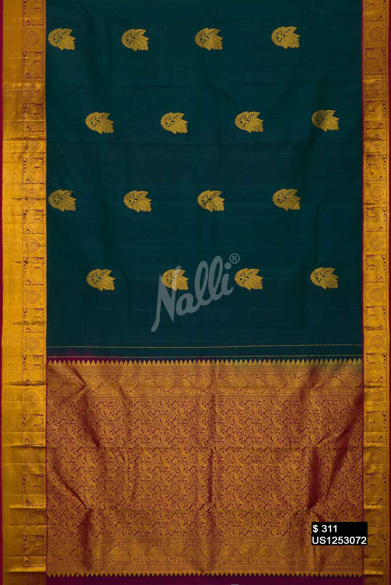 Green Kanchipuram Silk Saree