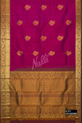 Purple Kanchipuram Silk Saree