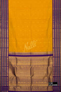 Yellow Kanchipuram Silk Saree