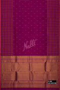 Purple Kanchipuram Silk Saree