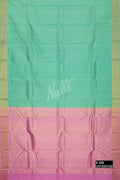 Sea Green Kanchipuram Silk Saree
