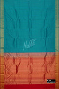 Blue Kanchipuram Silk Saree