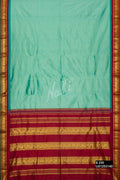 Pista Green Kanchipuram Silk Saree