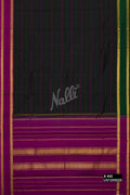 Black Kanchipuram Silk Saree