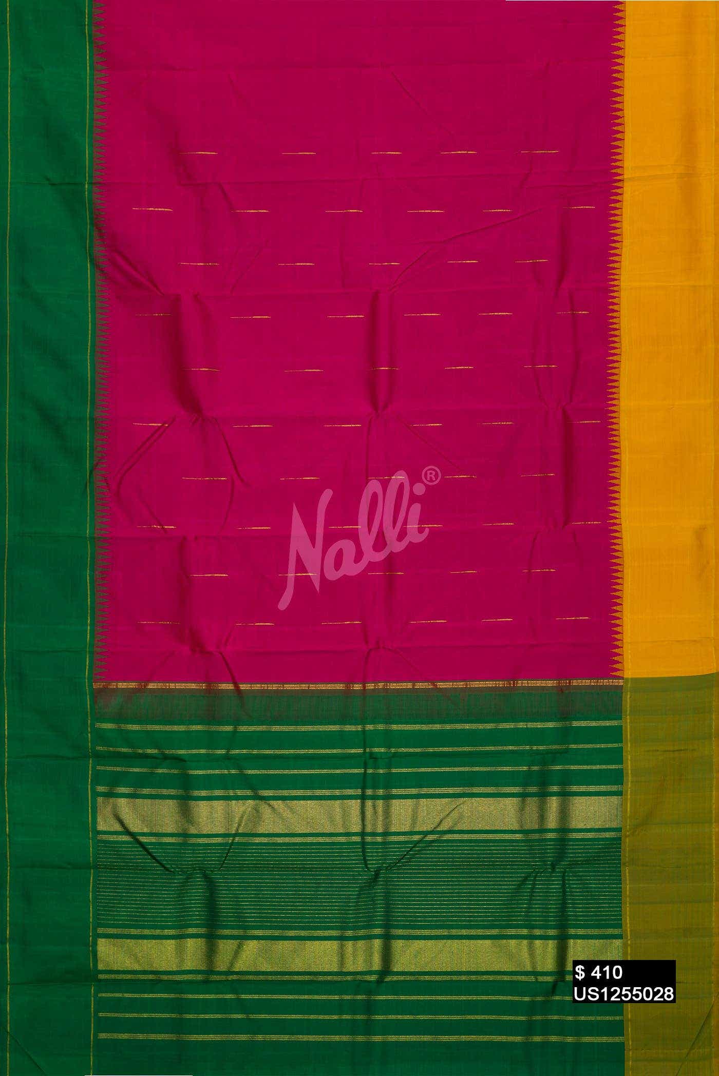 Pink Kanchipuram Silk Saree