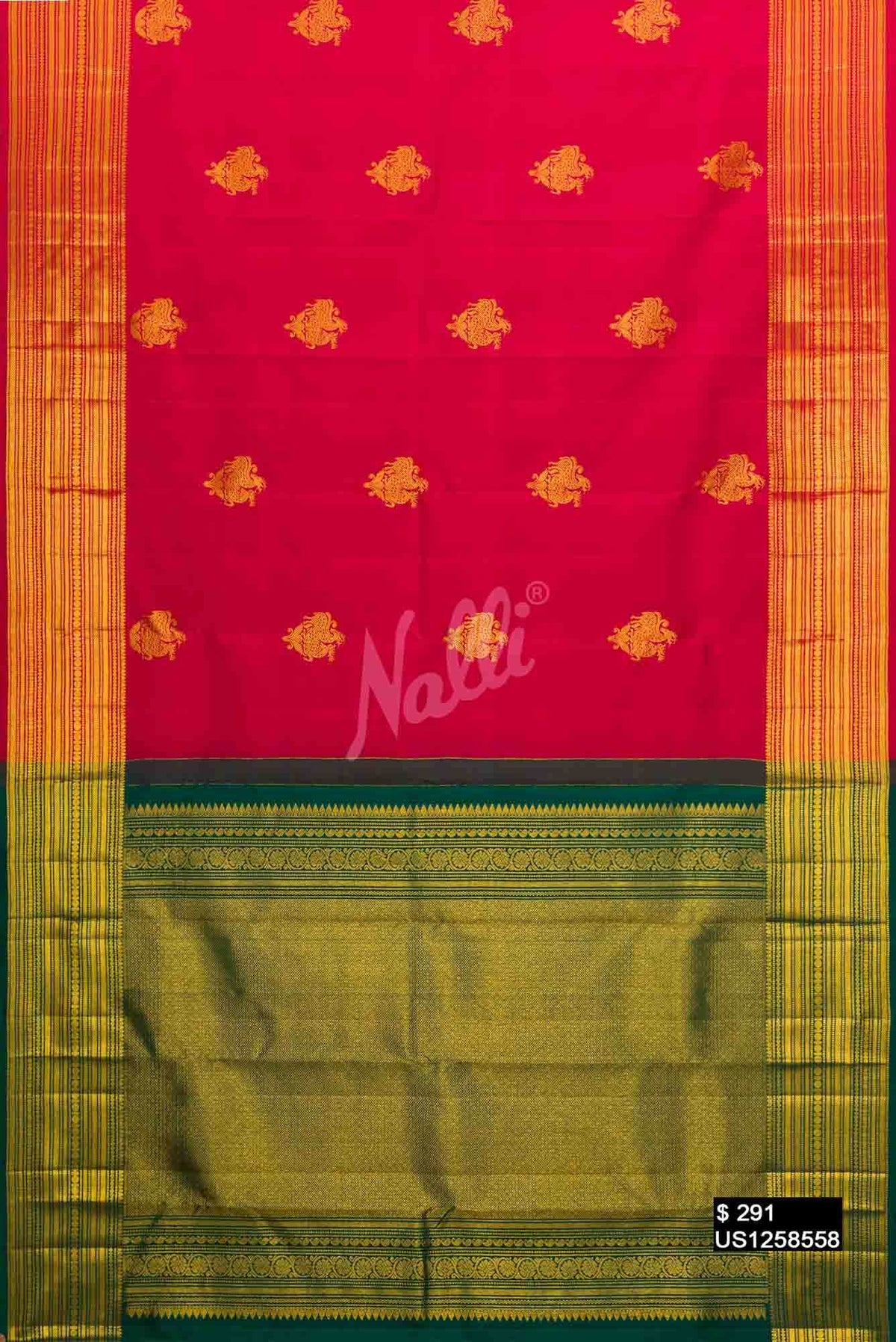 Red Kanchipuram Silk Saree