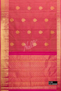 Rose Pink Kanchipuram Silk Saree