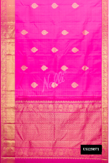 Pink Kanchipuram Silk Saree