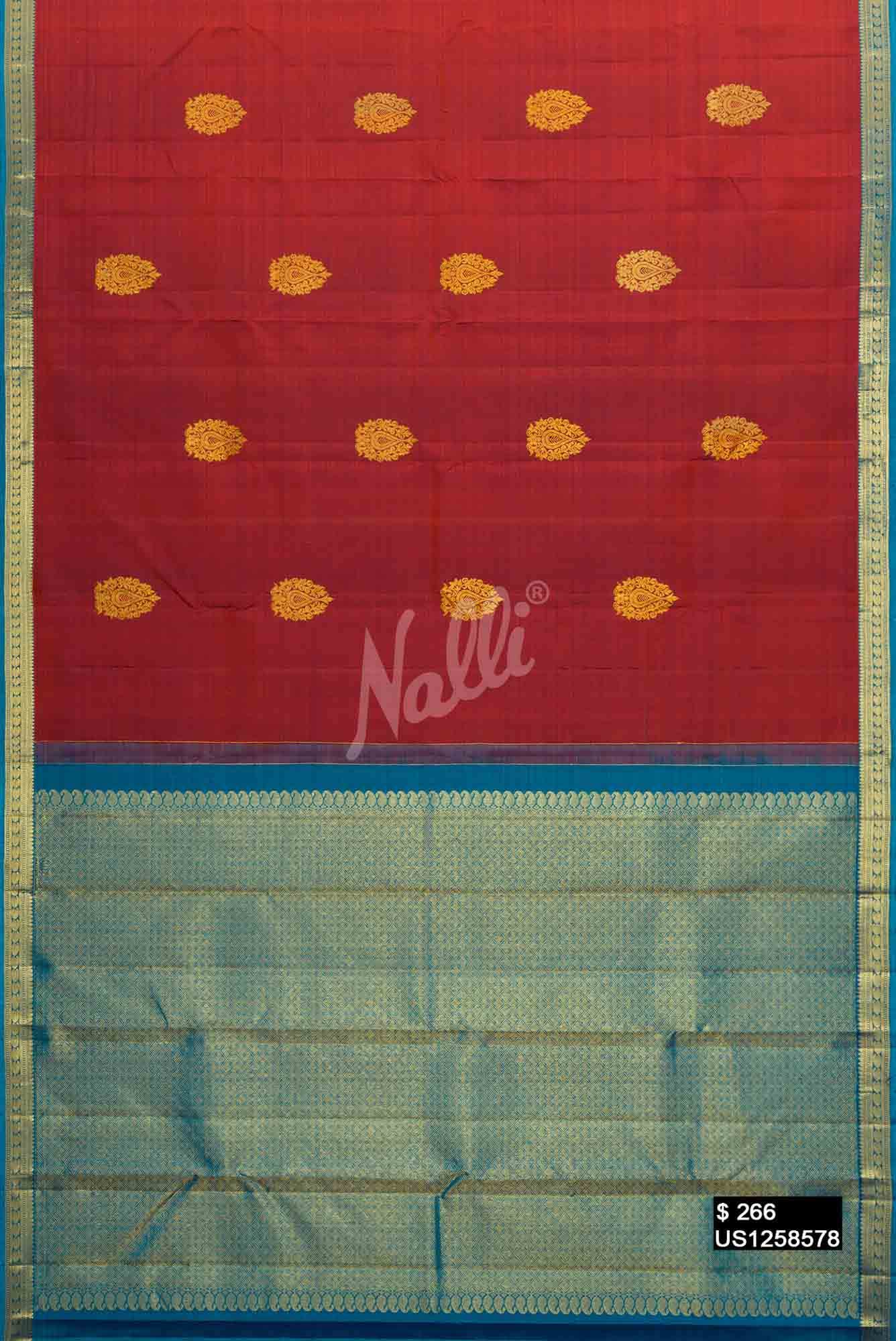 Bronze Kanchipuram Silk Saree