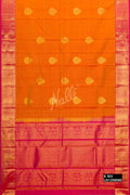 Mustard Kanchipuram Silk Saree