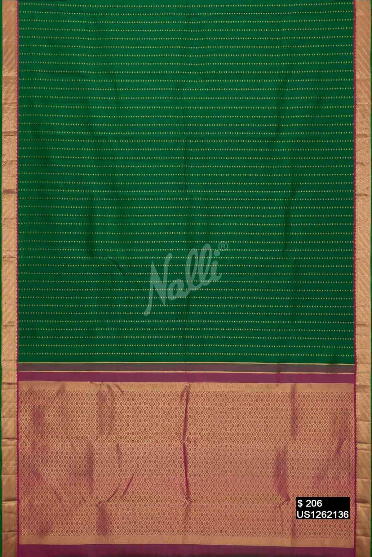 Green Kanchipuram Silk Saree
