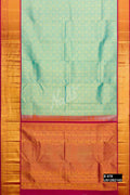 Pista Green Kanchipuram Silk Saree