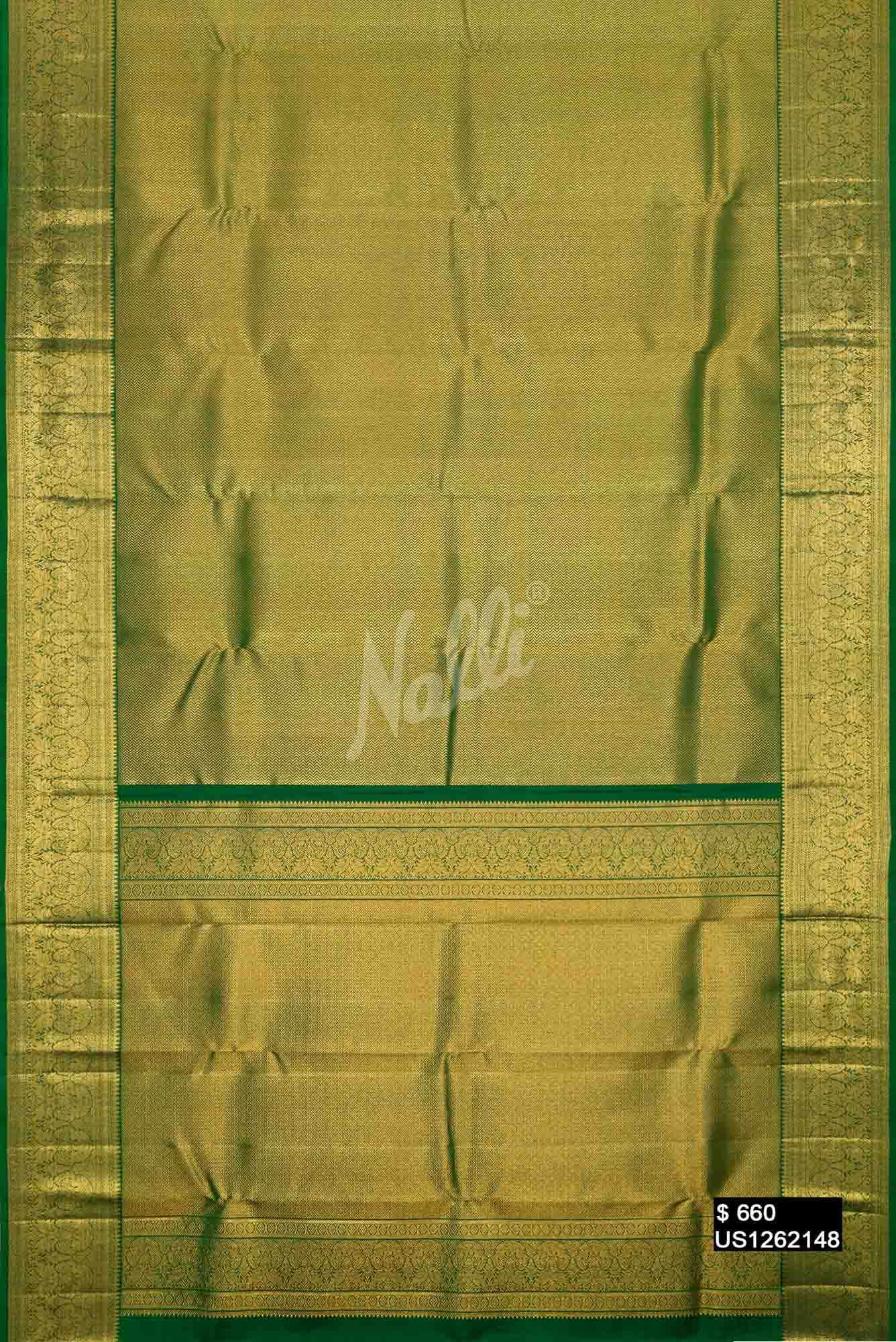 Green Kanchipuram Silk Saree