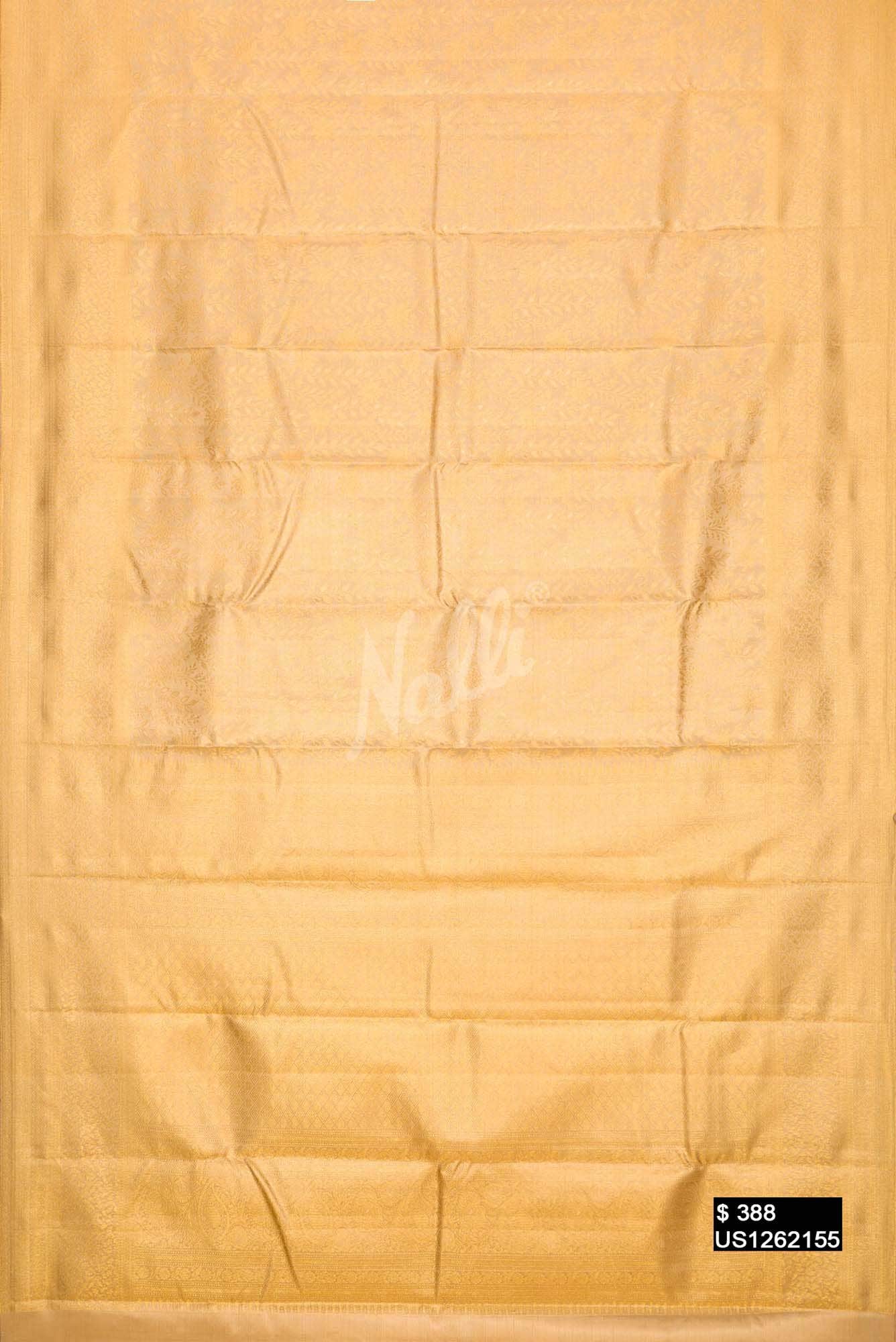 Gold Kanchipuram Silk Saree