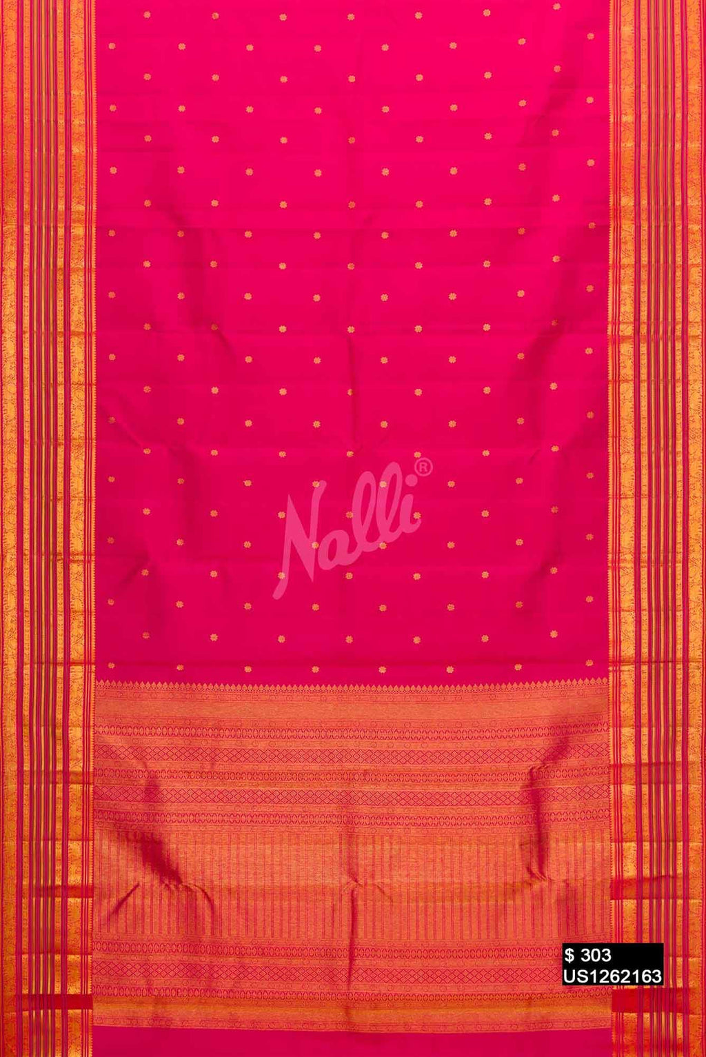Pink Kanchipuram Silk Saree