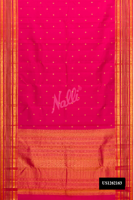 Pink Kanchipuram Silk Saree