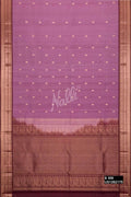 Lavender Kanchipuram Silk Saree