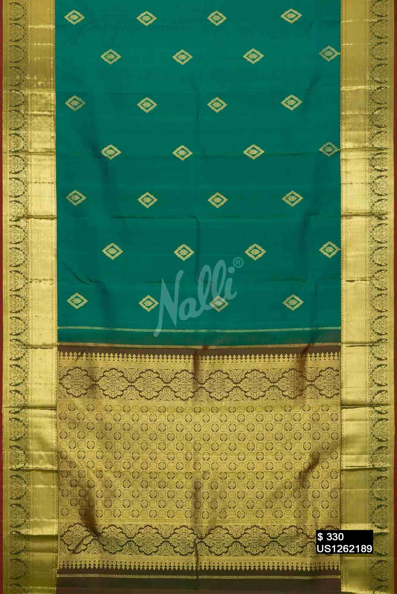 Green Kanchipuram Silk Saree