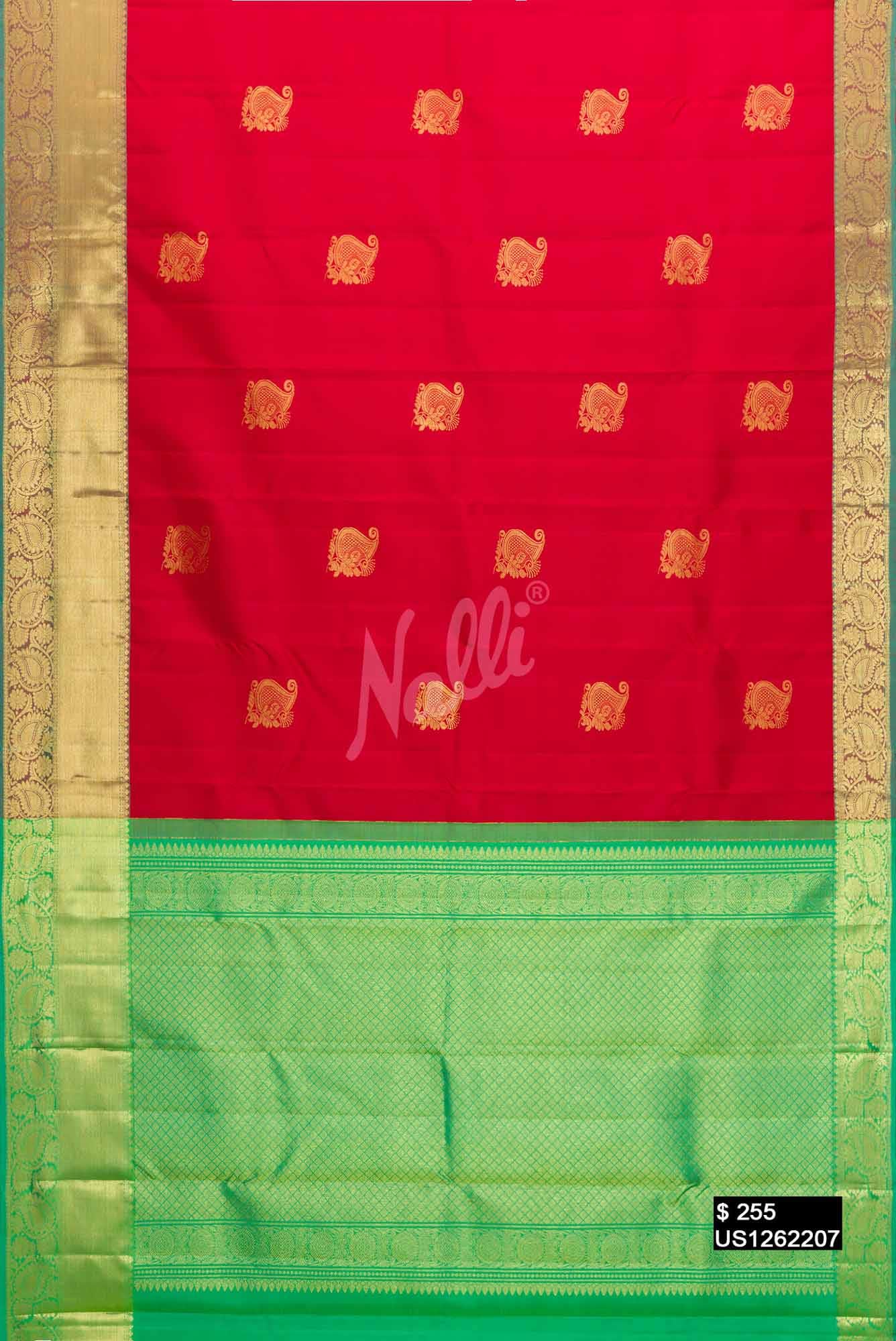 Red Kanchipuram Silk Saree