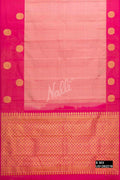 Peach Kanchipuram Silk Saree