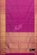 Lavender Kanchipuram Silk Saree
