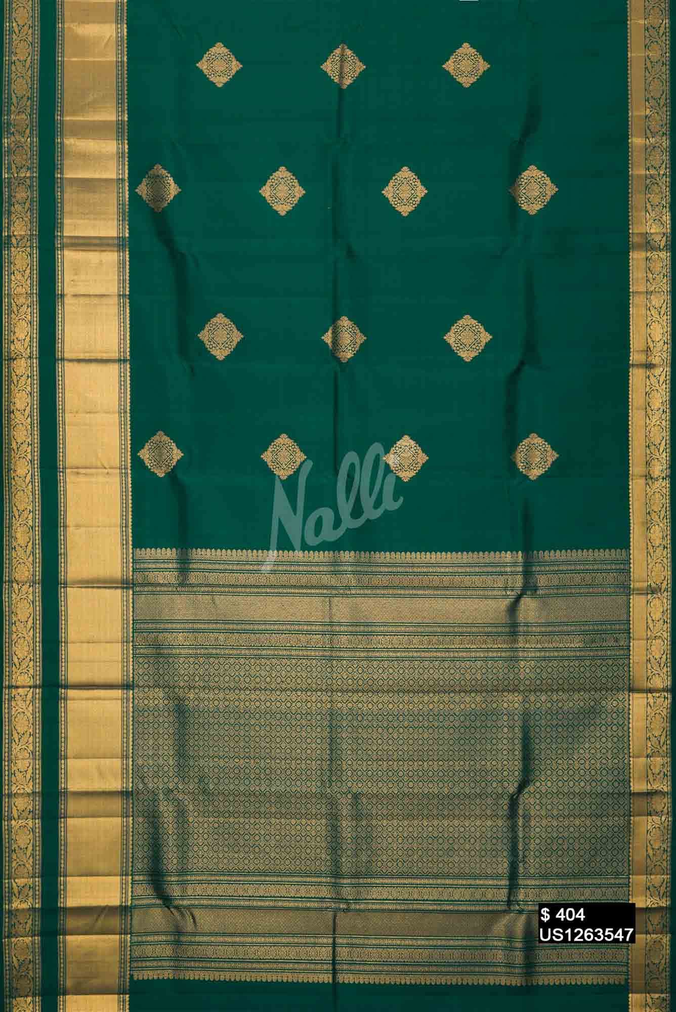 Green Kanchipuram Silk Saree