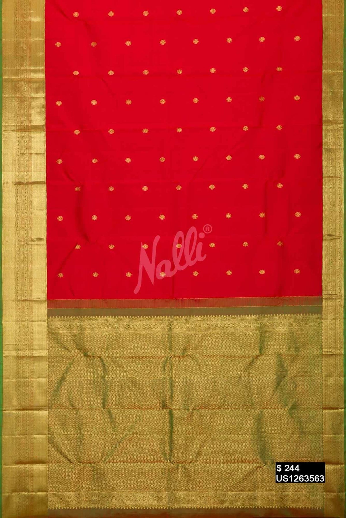 Red Kanchipuram Silk Saree