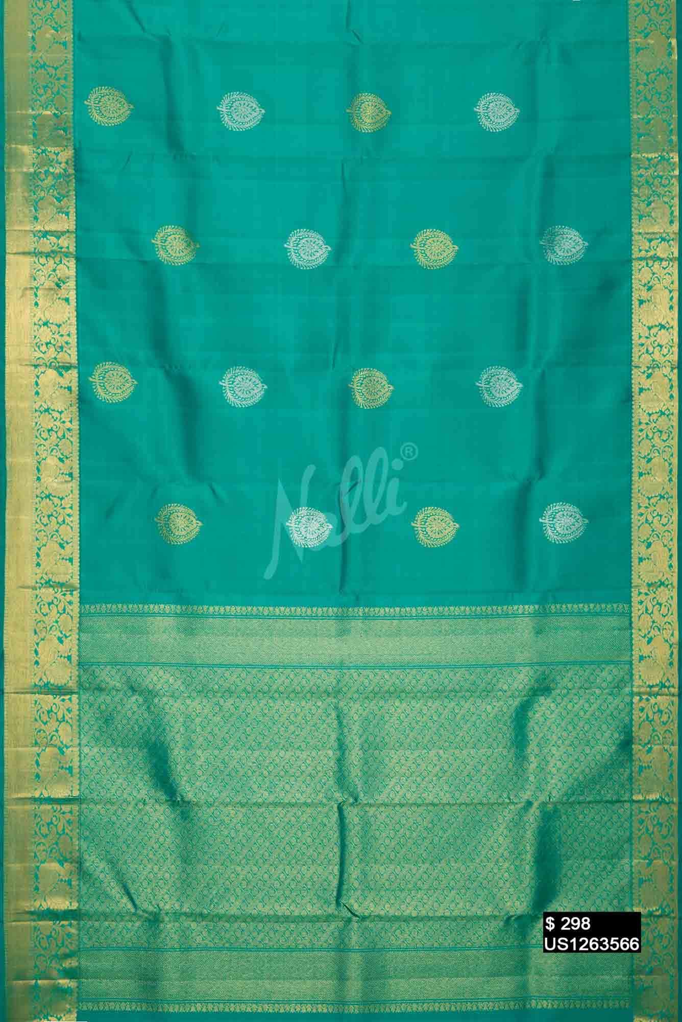 Green Kanchipuram Silk Saree