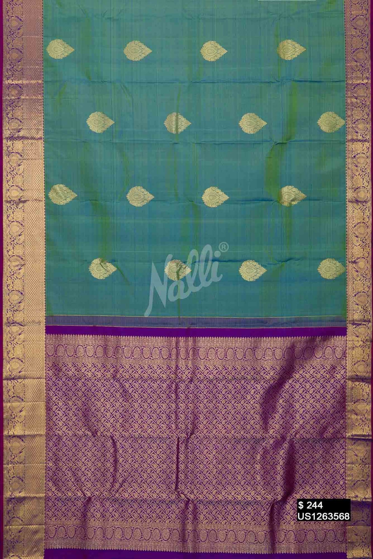 Green Kanchipuram Silk Saree