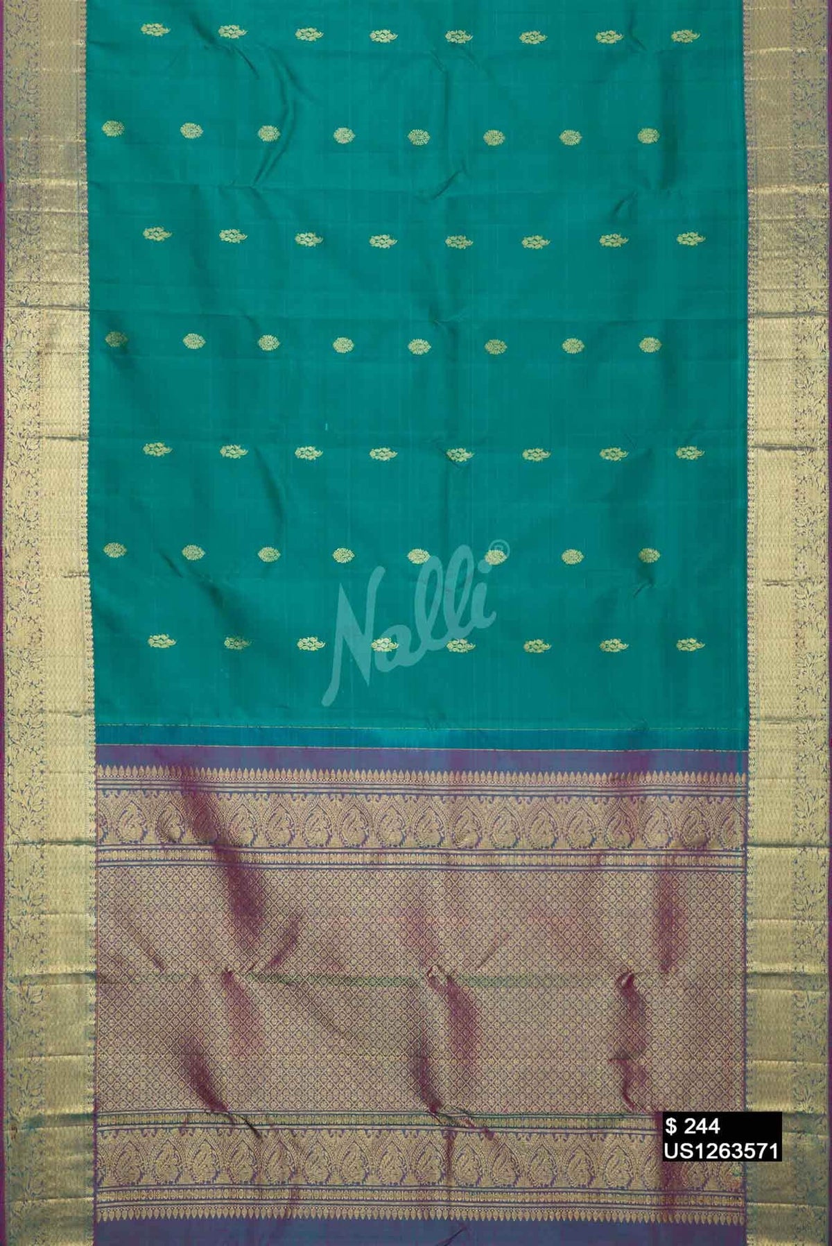 Green Kanchipuram Silk Saree