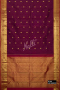 Magenta Kanchipuram Silk Saree