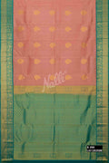 Rose Pink Kanchipuram Silk Saree