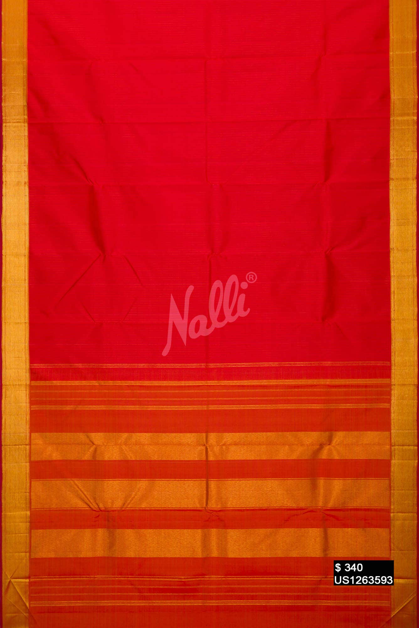 Red Kanchipuram Silk Saree